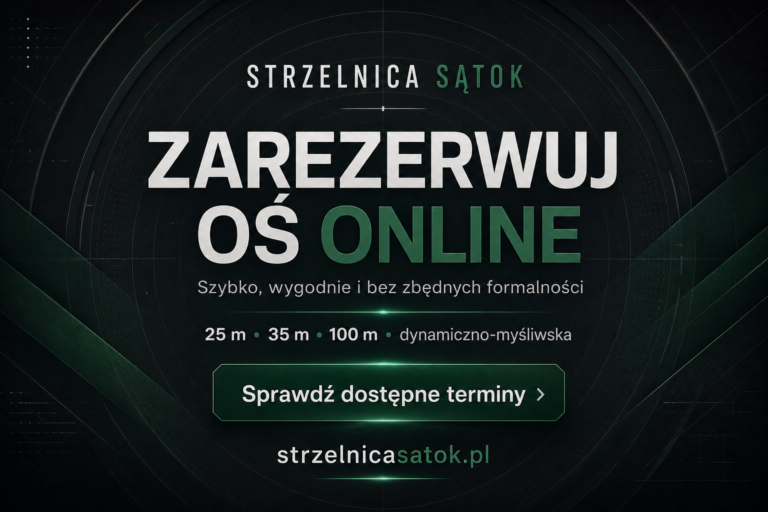 Zarezerwuj oś online w STRZELNICY SĄTOK — hero